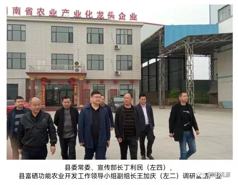 縣委常委、宣傳部長丁利民調(diào)研富硒基地和預(yù)制菜產(chǎn)業(yè)